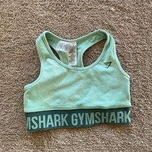Teal gym shark sports bra never worn in great condition
